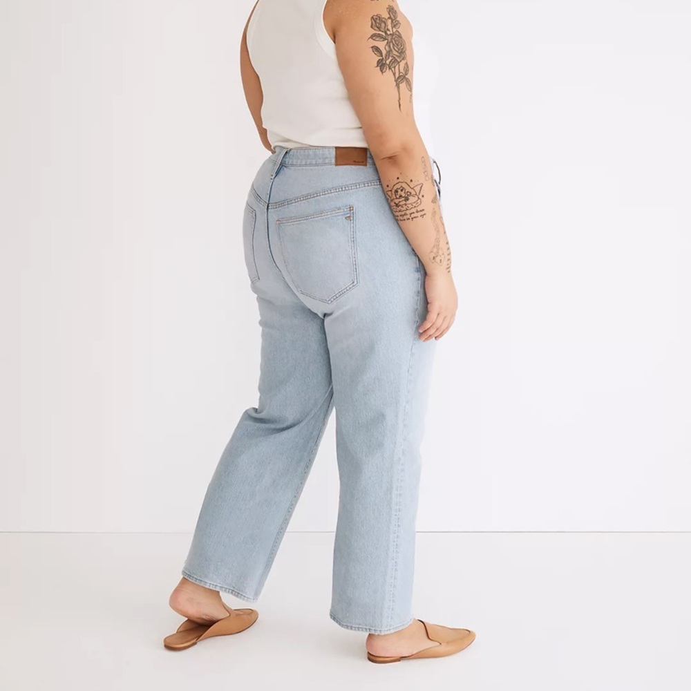 Madewell The Plus Perfect Vintage Wide-Leg Crop Jean 18W NE082